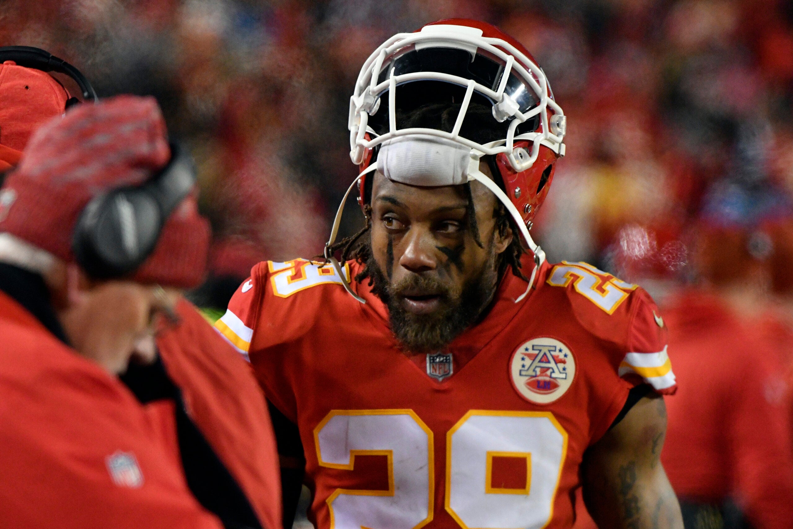 Kansas City Chiefs' Eric Berry, Sammy Watkins and Spencer Ware