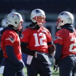 Tom Brady Patriots practice