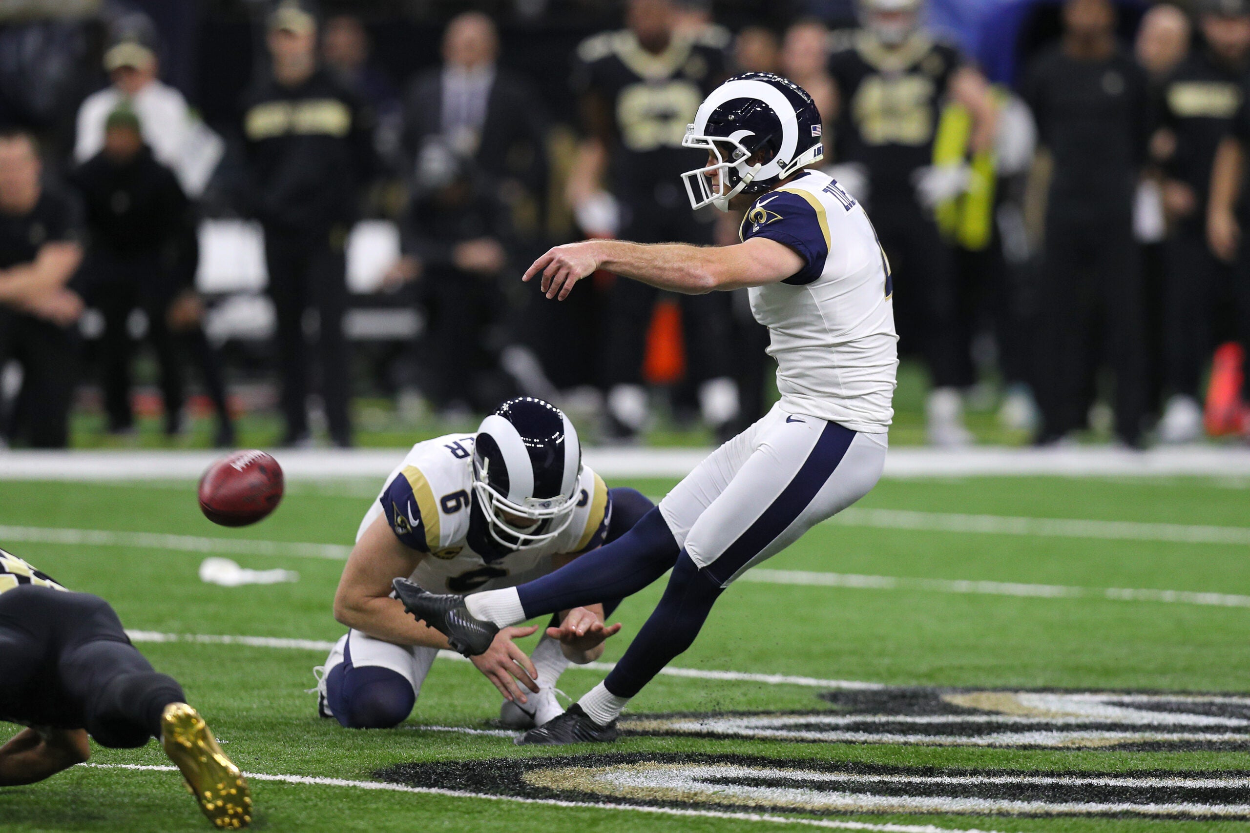 Los Angeles Rams kicker Greg Zuerlein listed on injury report