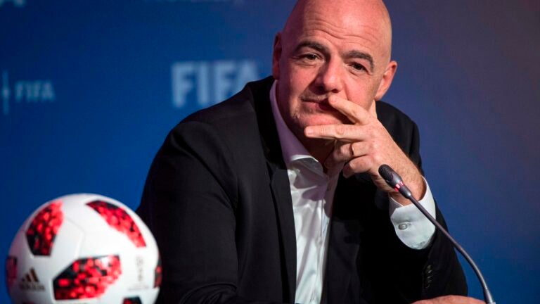 FIFA Soccer President Gianni Infantino