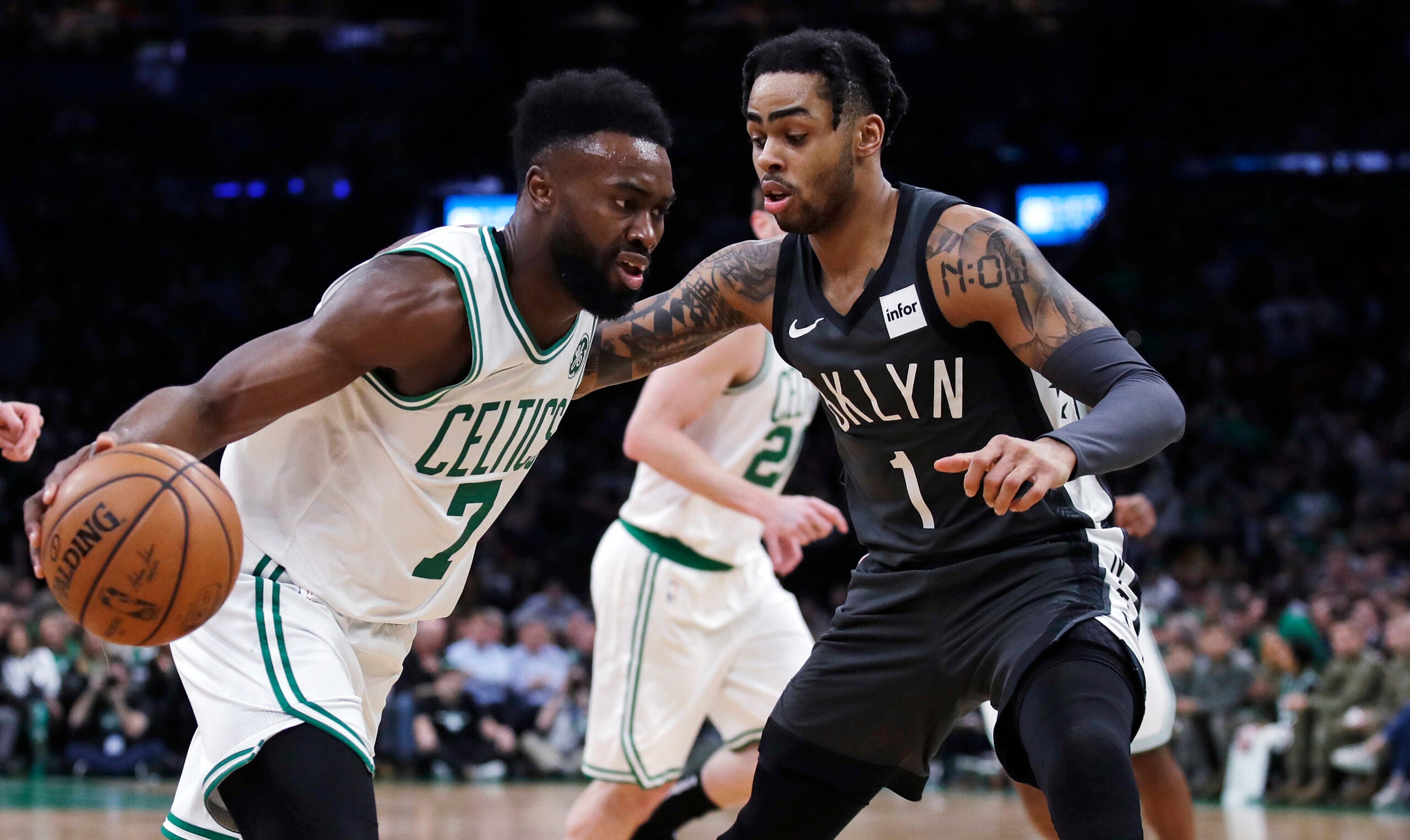 Jaylen Brown and Marcus Smart carry Celtics past Brooklyn Nets