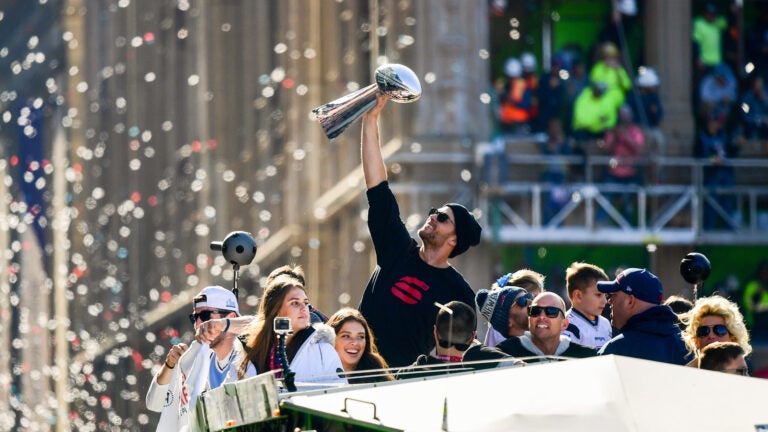 Tom Brady Super Bowl trophy