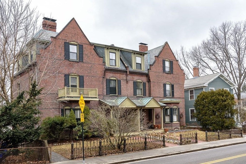Brookline town home an artful take on hardwood floors