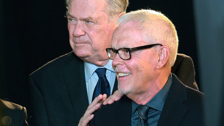 Mike Gorman Tommy Heinsohn Celtics