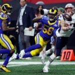 Rob Gronkowski extends to make a crucial pass in Super Bowl LIII.