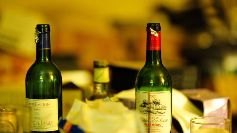 Wine bottles