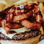 Big Boy Burger with a ring at Pauli's