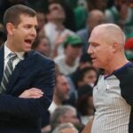 Brad Stevens is not known for choice words, but he certainly had some for the officials on Tuesday.