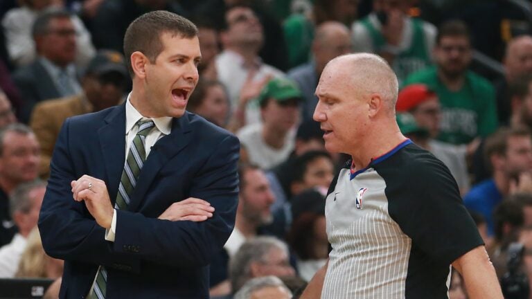 Brad Stevens is not known for choice words, but he certainly had some for the officials on Tuesday.
