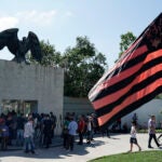 Flamengo soccer club Brazil fire