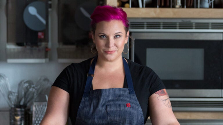 Chef Karen Akunowicz at Fox & the Knife.
