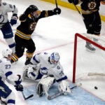 Noel Acciari Bruins Lightning