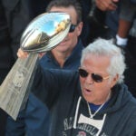 Robert Kraft Lombardi Trophy Patriots