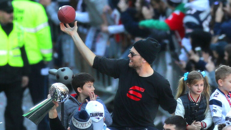 A Duck Boat Down Memory Lane: Photos of Tom Brady at Patriots Super Bowl  Parades – NBC Boston