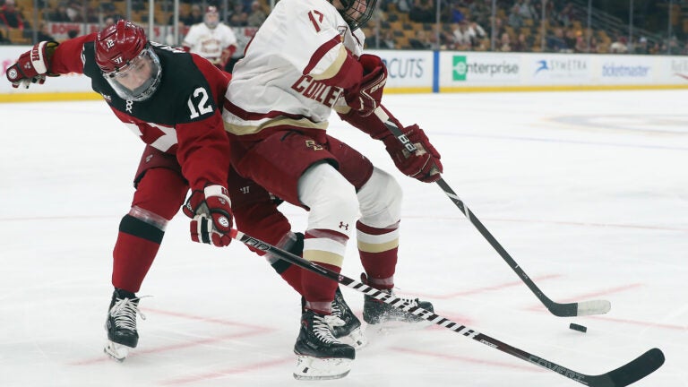 Boston College Harvard Beanpot Hockey 2019