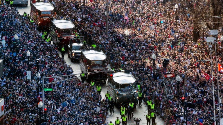 New England Patriots Super Bowl Parade Draws Thousands