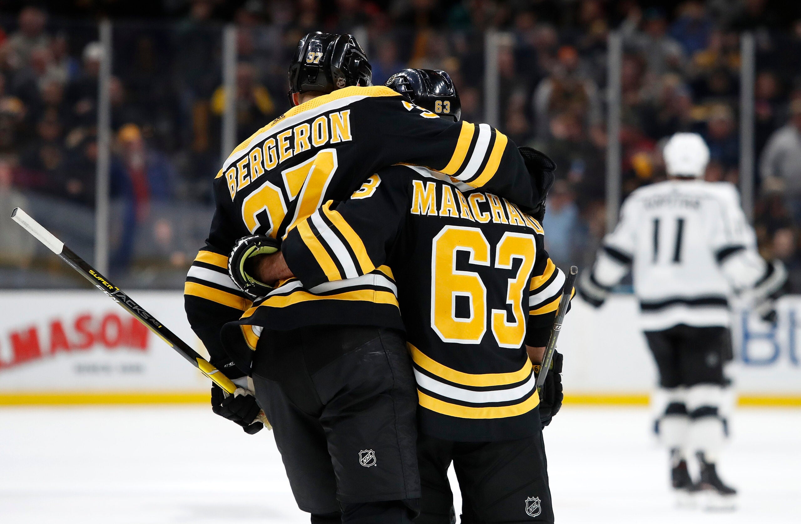 Boston Bruins: Patrice Bergeron, David Pastrňák, Brad Marchand and