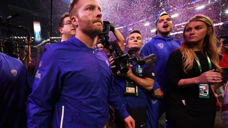 Sean McVay Patriots Super Bowl LIII