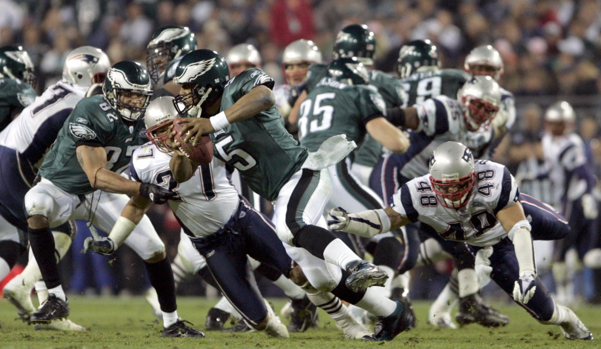 Super Bowl XXIX rematch: Patriots-Eagles faced off in 2005