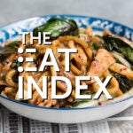 Wok-charred udon noodles at Myers & Chang