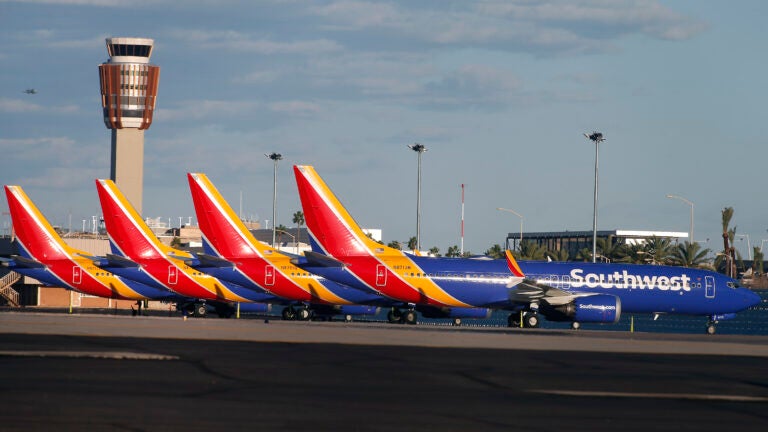 Southwest Boeing 737 Max 8 planes