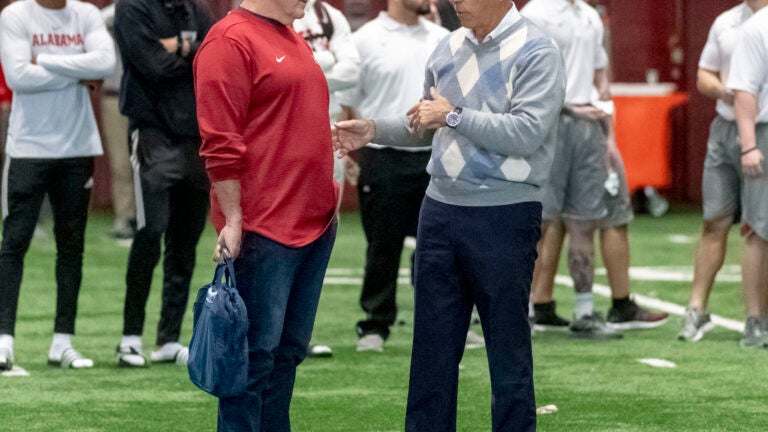 Bill Belichick Alabama Pro Day