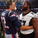 Tom Brady and Michael Bennett
