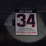 Ray Allen UConn jersey retirement