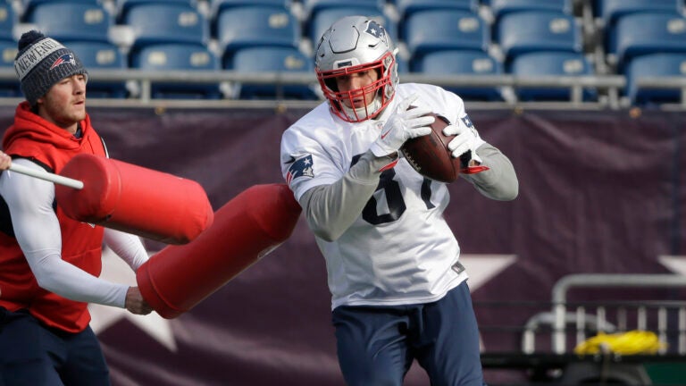 Rob Gronkowski practice