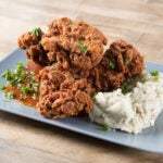 Yemenite fried chicken at Simcha