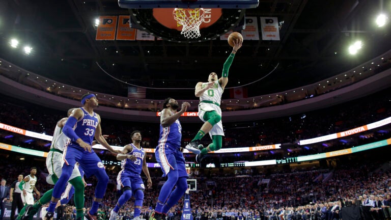 Jayson Tatum Celtics 76ers