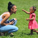Jassy Correia and her daughter.