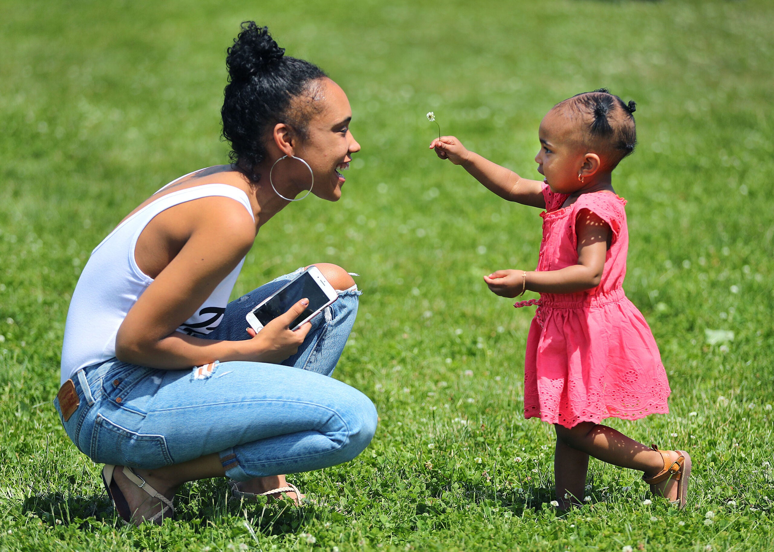 Jassy Correia and her daughter.