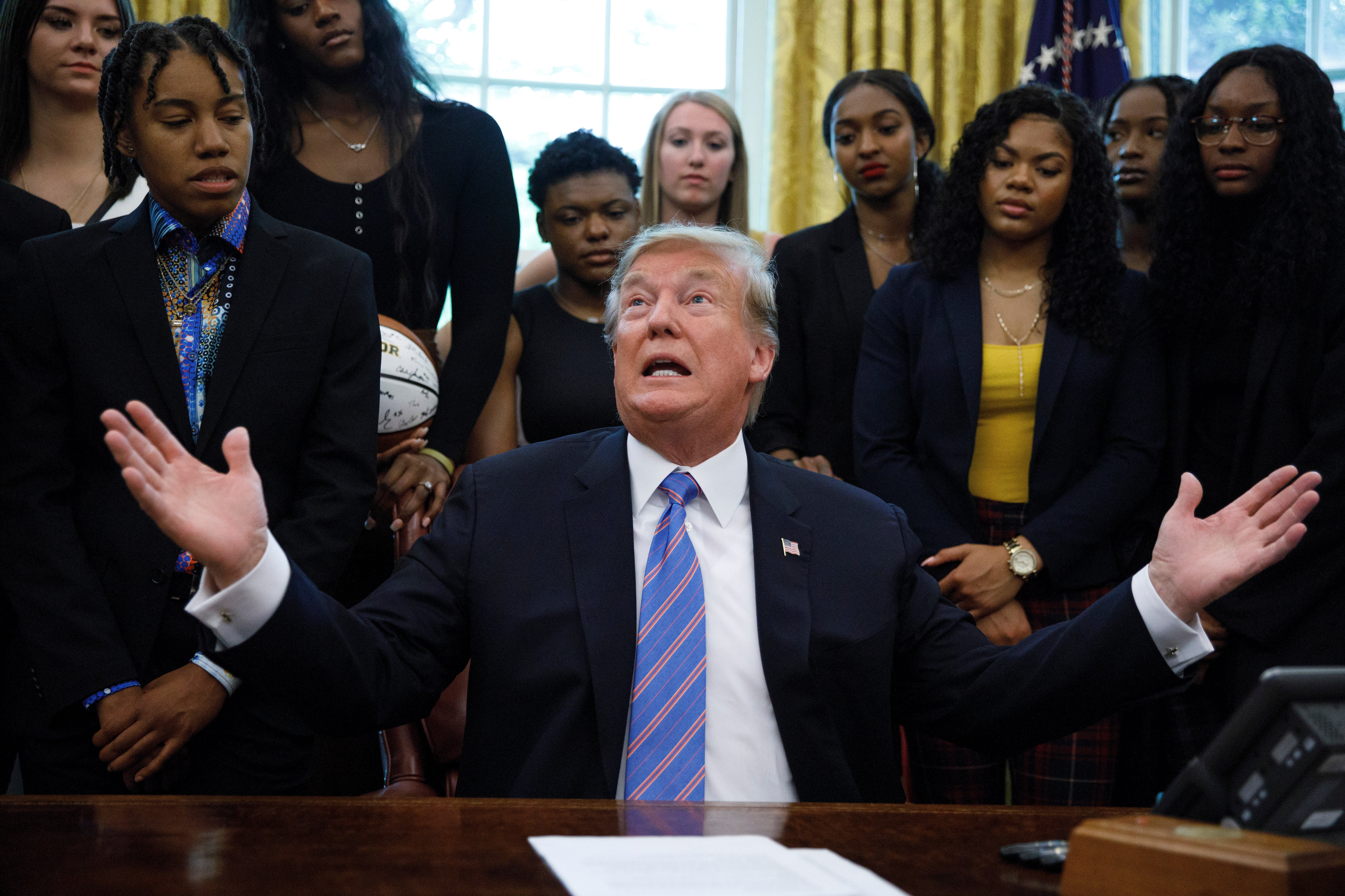Baylor Women's Basketball Donald Trump
