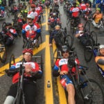 Boston Marathon Hand Cycle Racers