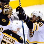 David Pastrnak Tuukka Rask Boston Bruins