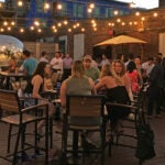 The patio at Coppersmith in South Boston