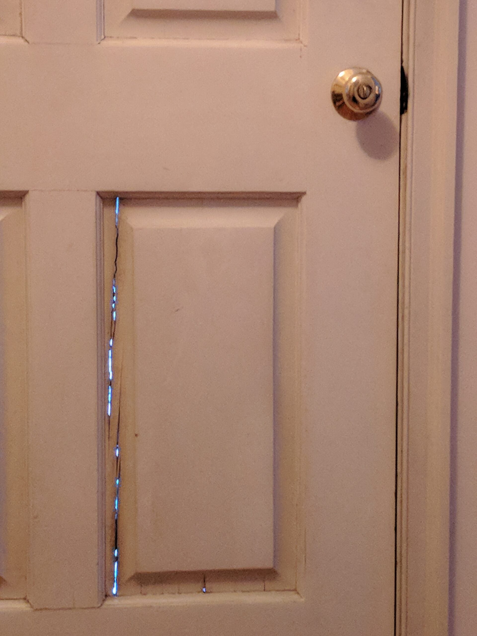 Ask the Carpenter: How to fix a cracked wood door