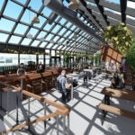 A rendering of Dorchester Brewing's expansion