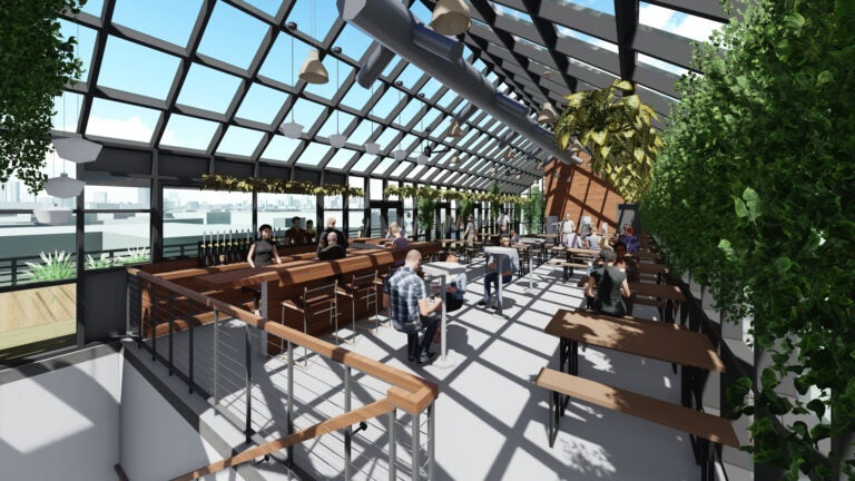 A rendering of Dorchester Brewing's expansion