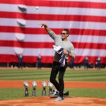 Tom Brady at baseball's Fenway Park