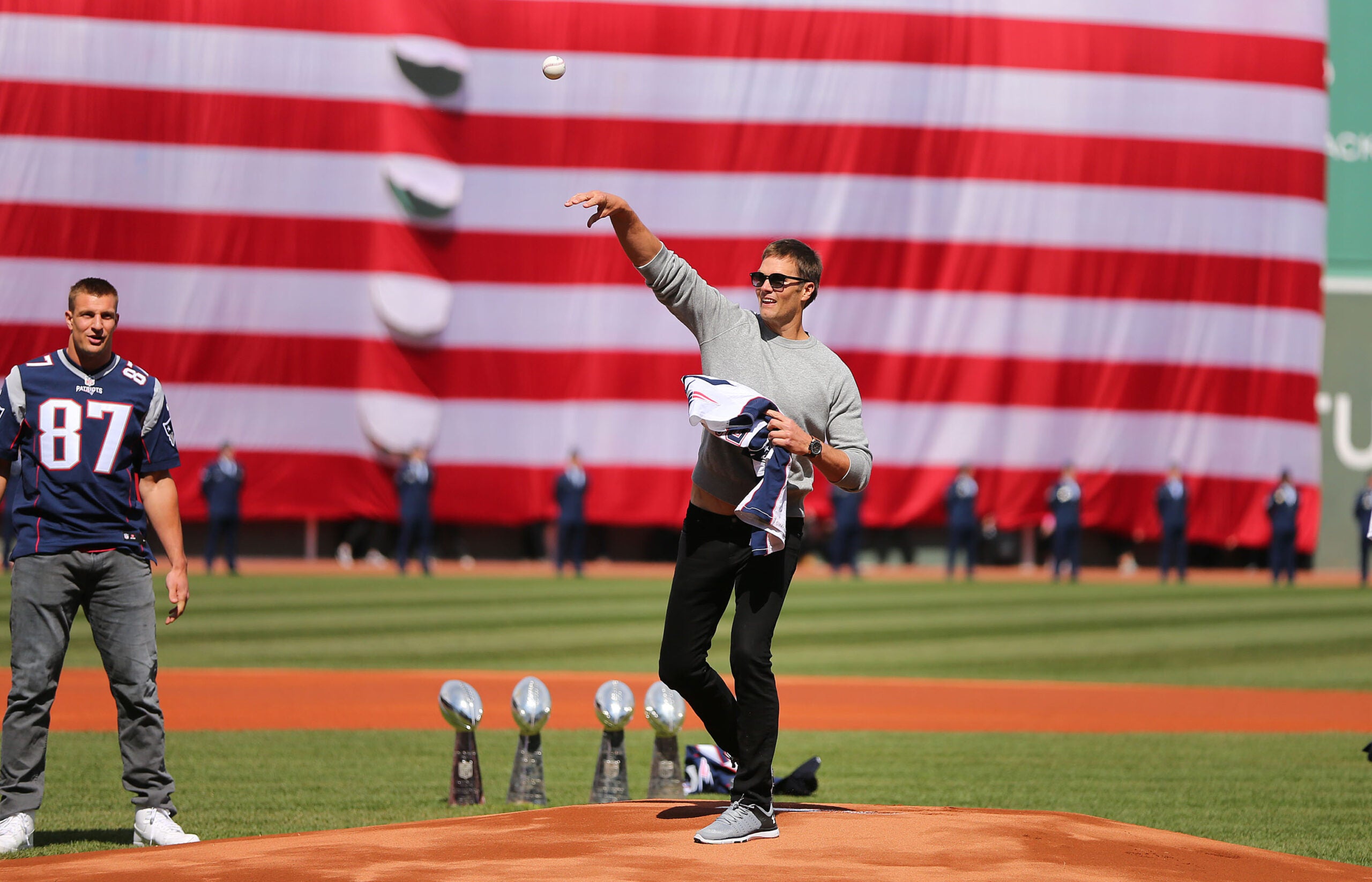 Tom Brady marked MLB Opening Day with an April Fool's Day joke