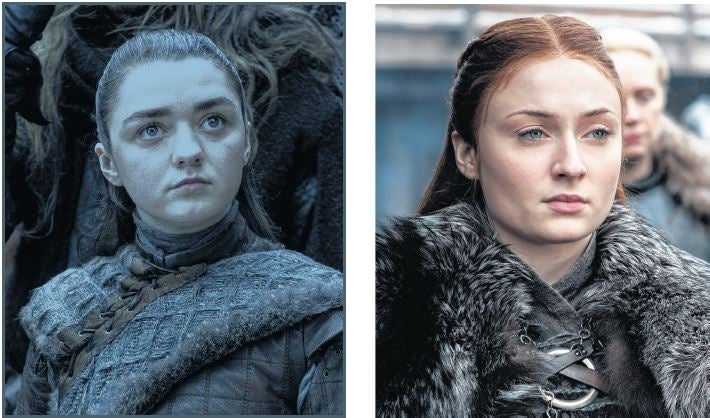 Arya-Sansa-Stark-Game-Thrones