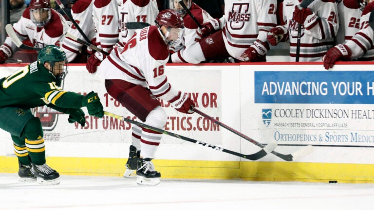UMass Cale Makar Frozen Four