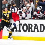 Charlie McAvoy Bruins Blue Jackets