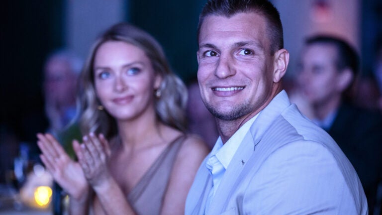 Rob Gronkowski and Camille Kostek attend the Times Square New Year's Eve  2020 Celebration on December 31, 2019 in New York City Stock Photo - Alamy