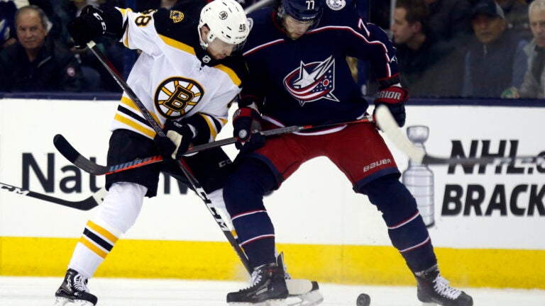 Bruins Blue Jackets NHL Hockey