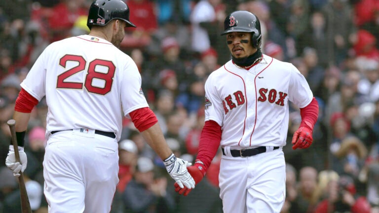Mookie Betts J.D. Martinez Red Sox