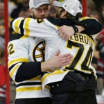 David Backes Jake DeBrusk