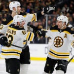 Brad Marchand, Zdeno Chara, Patrice Bergeron